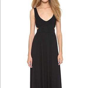 Rachel Pally cutout long maci dress in black xxs